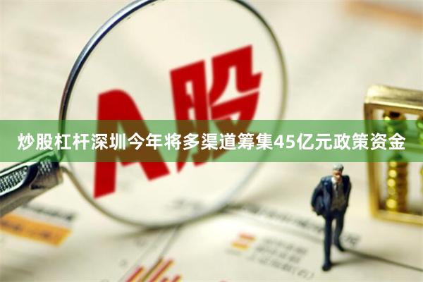 炒股杠杆深圳今年将多渠道筹集45亿元政策资金