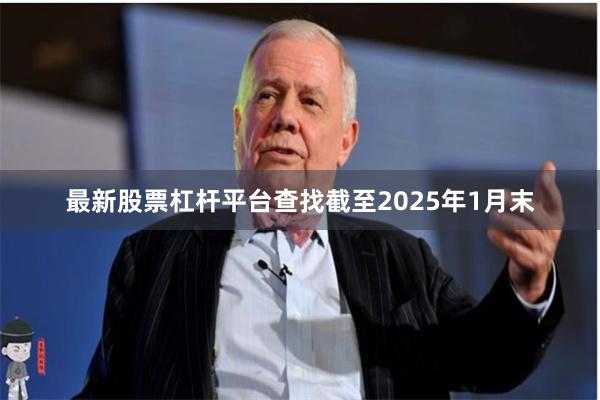 最新股票杠杆平台查找截至2025年1月末