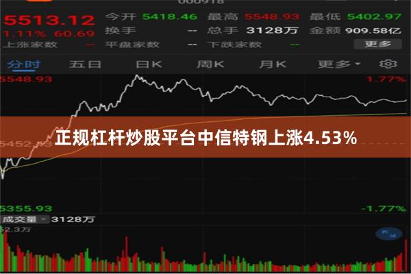 正规杠杆炒股平台中信特钢上涨4.53%