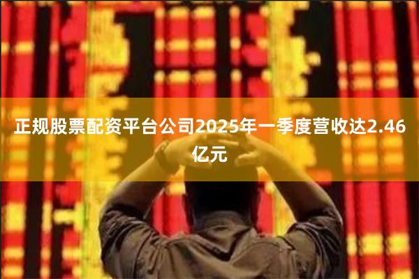 正规股票配资平台公司2025年一季度营收达2.46亿元