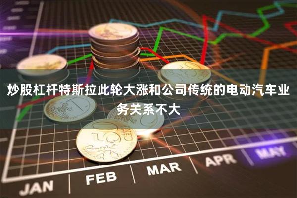 炒股杠杆特斯拉此轮大涨和公司传统的电动汽车业务关系不大