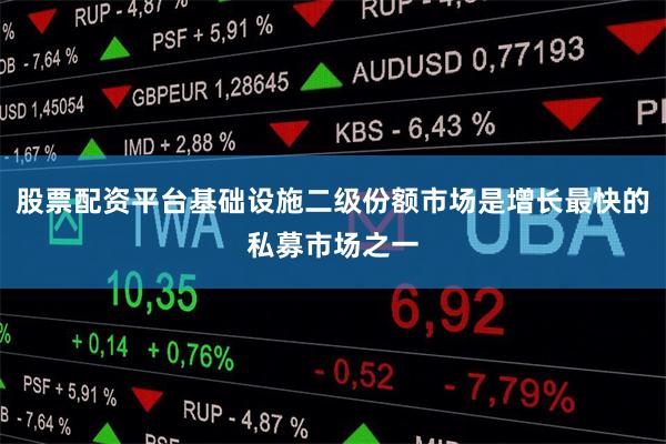 股票配资平台基础设施二级份额市场是增长最快的私募市场之一